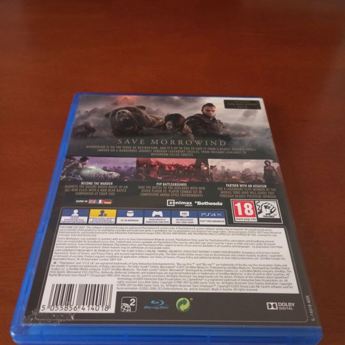 The Elder Scrolls Online Morrowind PS4 used, well maintained