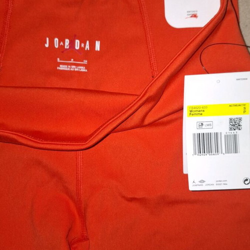 Jordan women's long leggings orange new, size S