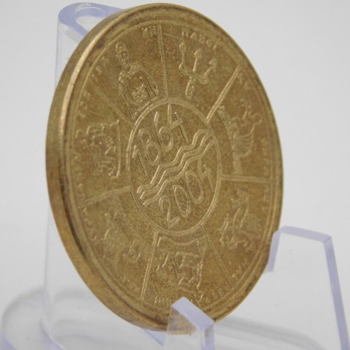 Commemorative Metal Token 140 Years Ionian Islands Union