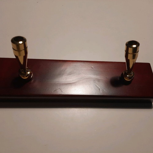 Wooden desk pen holder like new