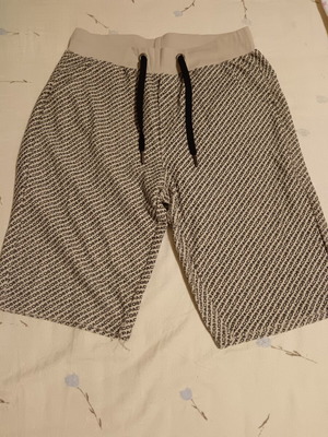 Paco & Co men's bermuda shorts size XL, cotton, black and beige