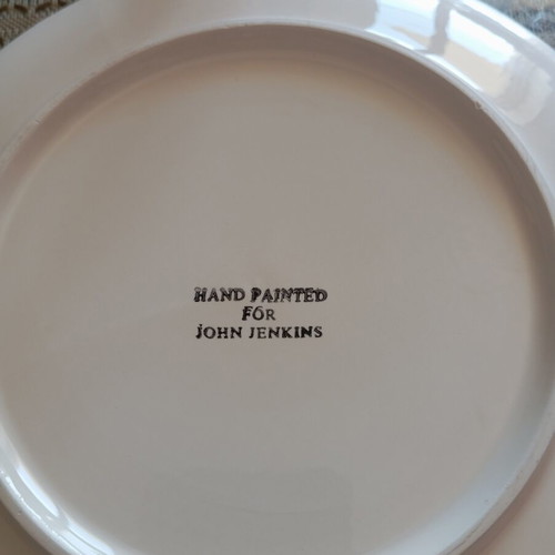 Vintage Ceramic Plate by Jhon Jenkins used