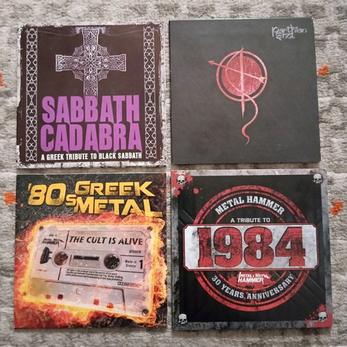 Hammer CDs like new, pack of 4, rock