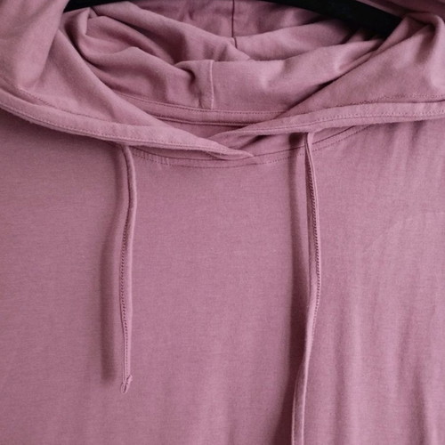 Shamp women's hoodie sweatshirt used, pink, size M