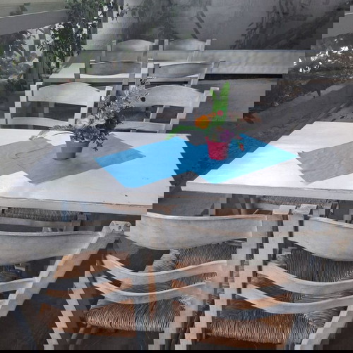 Τραπεζοκαθίσματα εστίασης μεταχειρισμένα, πακέτο 12 τραπέζια με καρέκλες