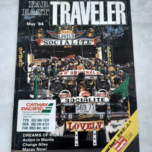 Traveller magazine May 1984 used, Far East hotels