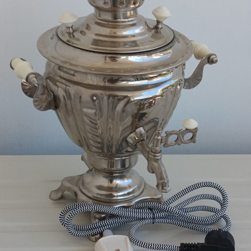 Electric Russian Samovar 1978 stainless steel like new