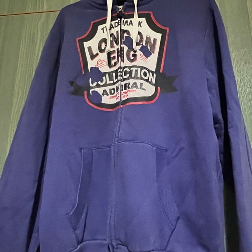 Admiral women's hoodie jacket used, purple, size L