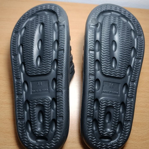 Ocean Addicts slides slippers, size 38, black