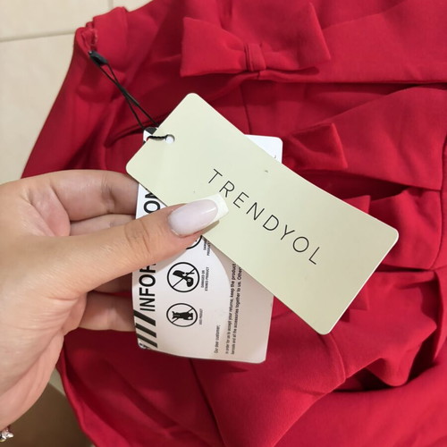 Red Dress Trendyol new, size XL