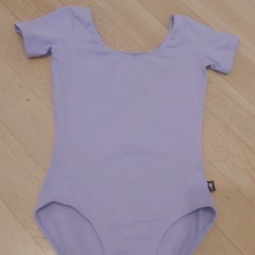 Kids' bodysuits like new, pack of 2, sizes 6-8 years, pink and purple