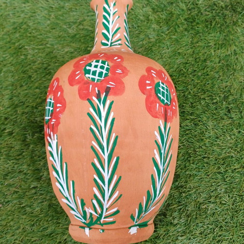 Ceramic jug hand-painted from Mantamados Lesvos like new