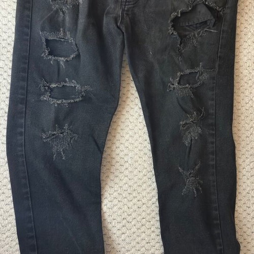 Black Jean LaVue Denim jeans pant used, black