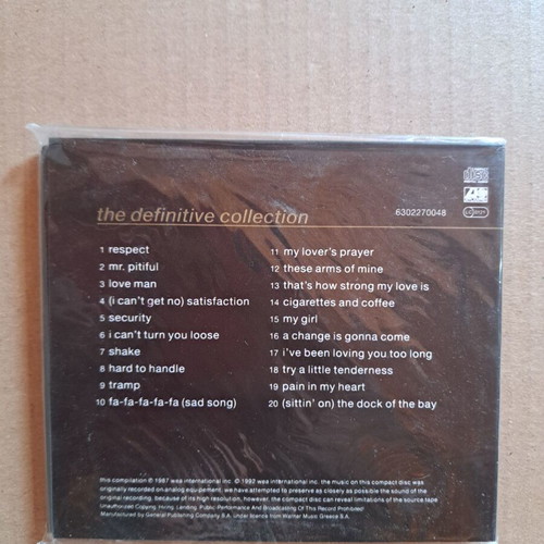 Otis Redding The Dock Of The Bay The Definitive Collection CD new