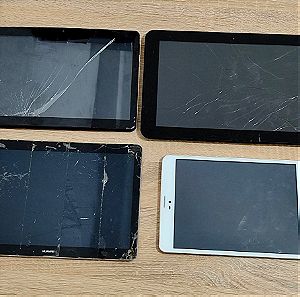 4x Mη Λειτουργικά Tablet Huawei, ZTE, MLS, Turbo-X