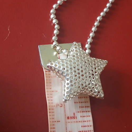 Silver necklace 925, 44 cm with pendant, like new