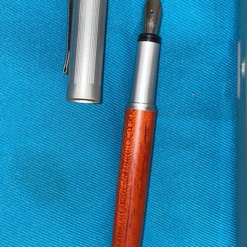 Wooden pen vintage new with case, brand BEE