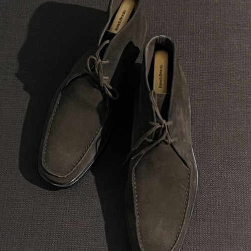 Tod's Polacchino Suede Leather Boots like new brown size 45.5-46