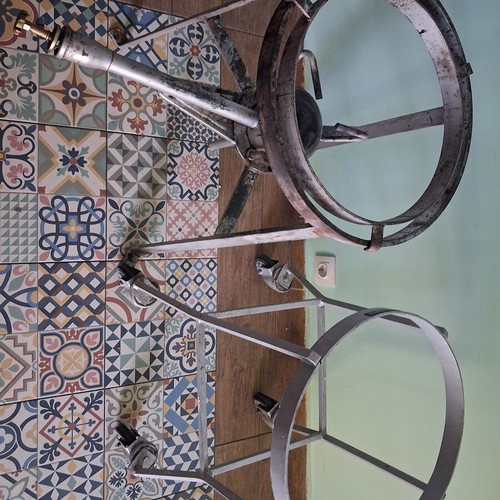 Professional Gas Burner with Rolling Stand used