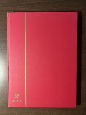 Edelweis Stamp Album A4 with 16 Pages, Like New