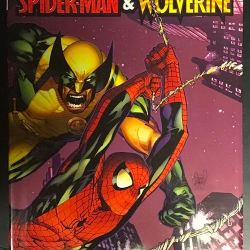 Astonishing Spider-Man & Wolverine hardcover comic book