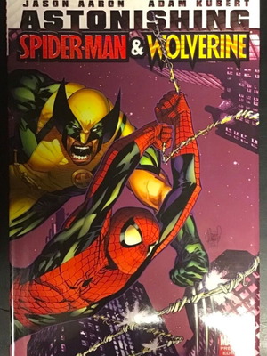 Astonishing Spider-Man & Wolverine hardcover comic book