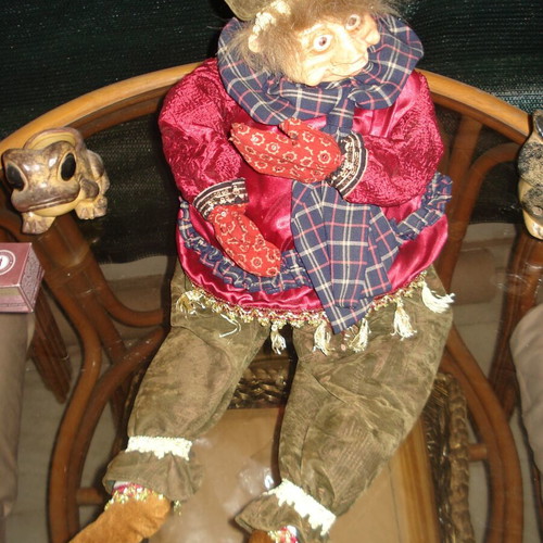 Vintage Christmas elf used