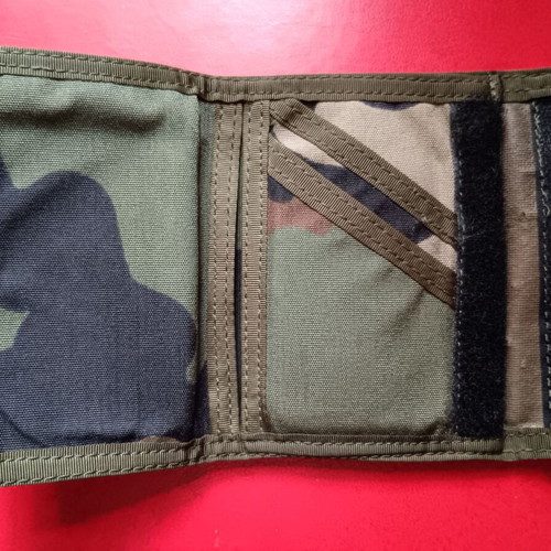 Military wallet camouflage used