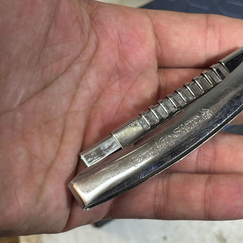 Vintage Yama Hair Shaper used, professional barber thinning tool
