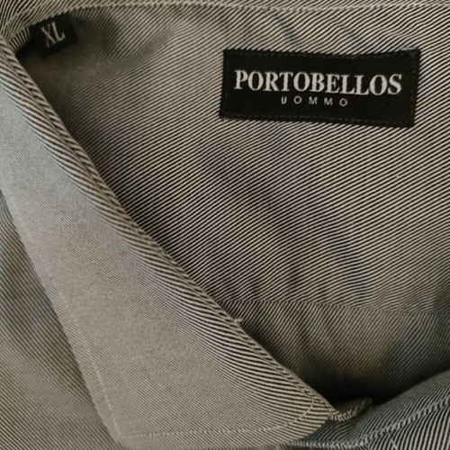 Portobello shirt XL used, 100% cotton, grey-black