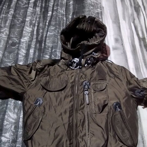 Parajumpers Gobi bomber jacket like new, size Large, khaki