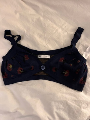 Knitted Zara top blue size M