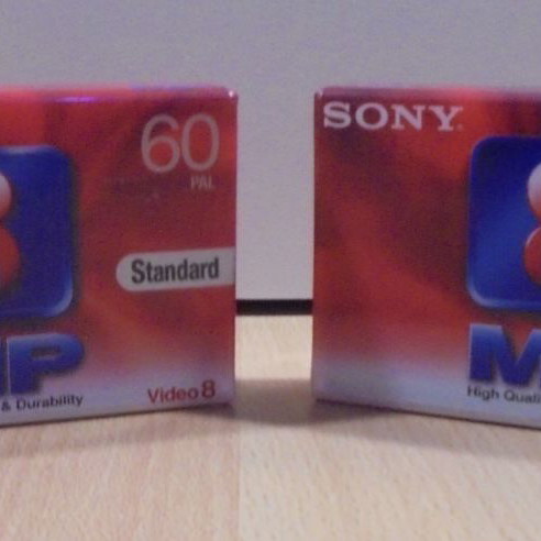 Sony Video 8 P5-60MP3 Two 60-Minute Video Camera Cassettes New