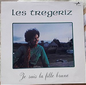 Les Tregeriz - Je Suis La Fille Brune, Velia 2230105, 1983, Lp, Celtic harp