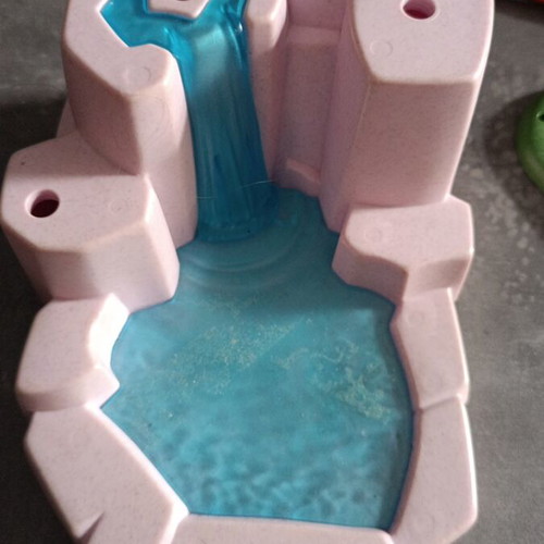 Playmobil rocks with pond and waterfall