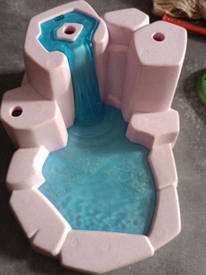Playmobil rocks with pond and waterfall