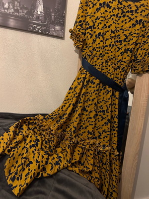 Exel dress like new, blue and brown