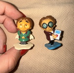 Miniature figures, pack
