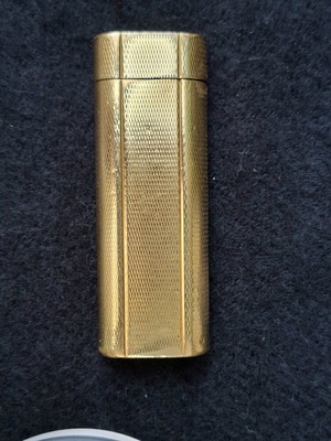 Cartier Vendôme lighter gold plated used, untested