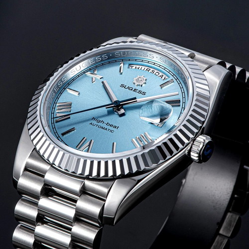 Sugess Hi-Beat Automatic Day Date Watch like new