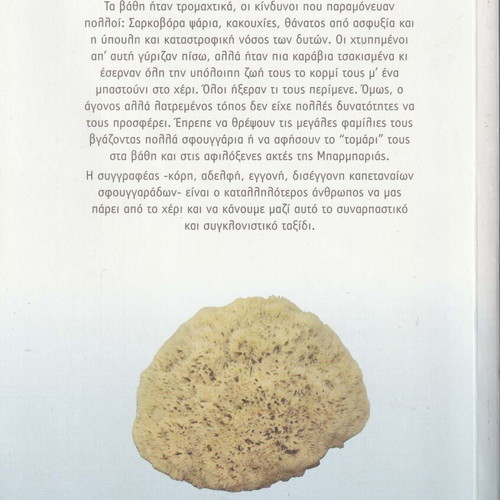 The Sponge or the Skin book like new, life of Kalymnos sponge divers
