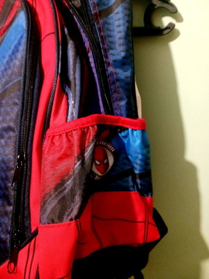 Primary school backpack with three compartments like new