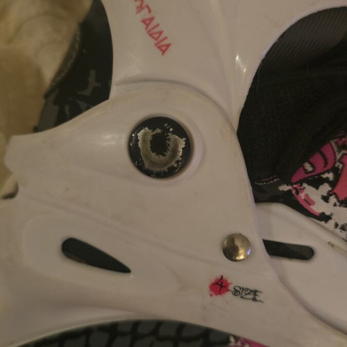 3K Adjustable Roller Skates used, size 30-33, pink and white