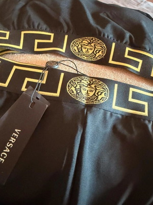 Versace women's sports set new, black with gold details
