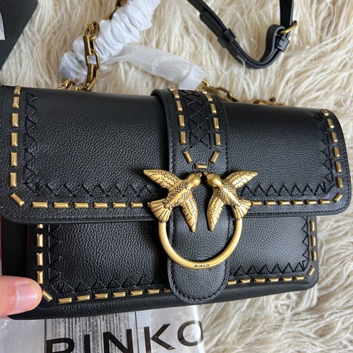 Pinko shoulder bag new black