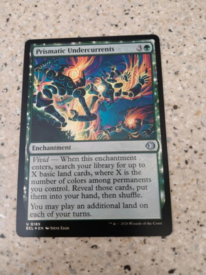 Magic the Gathering Prismatic Undercurrents foil new