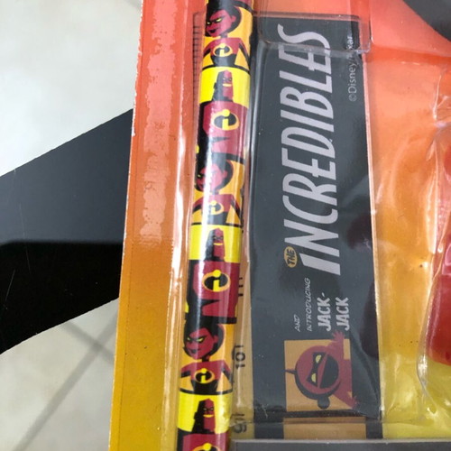 The Incredibles Disney school set new with pencil, eraser, sharpener, ruler, notebook, keychain and kids game