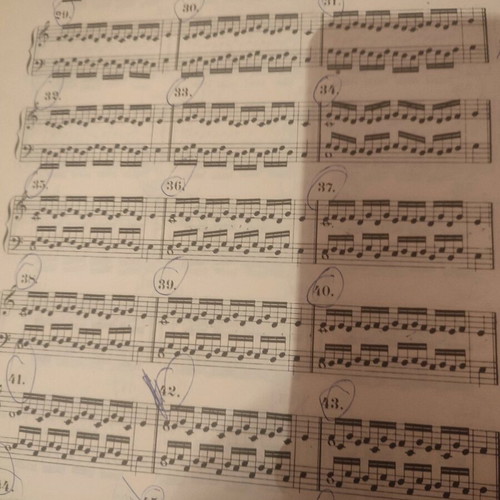 Piano music learning books used, Schmitt, Oesten, Cherny, Kohler, Czerny