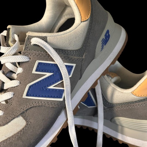 New Balance sneakers like new, gray and blue, size 37.5