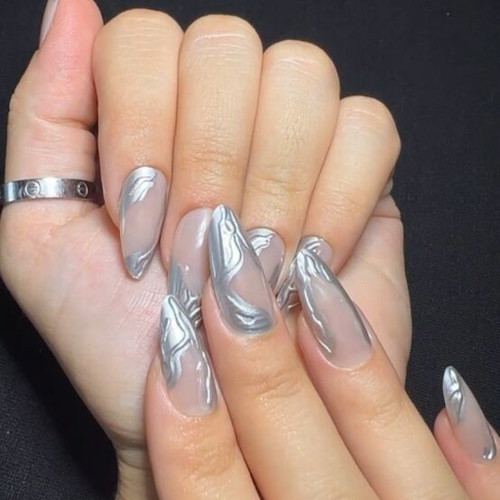 Press-on fake nails new, Mani2Go, set of 25 pieces
